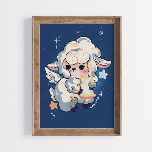 Franklin The Sheep 5x7 Art Print