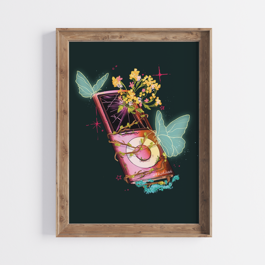 Lost MP3 5x7 Art Print