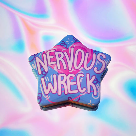 Nervous Wreck Star Button