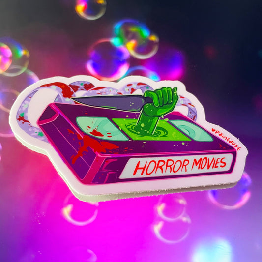 Horror Movies VHS Sticker