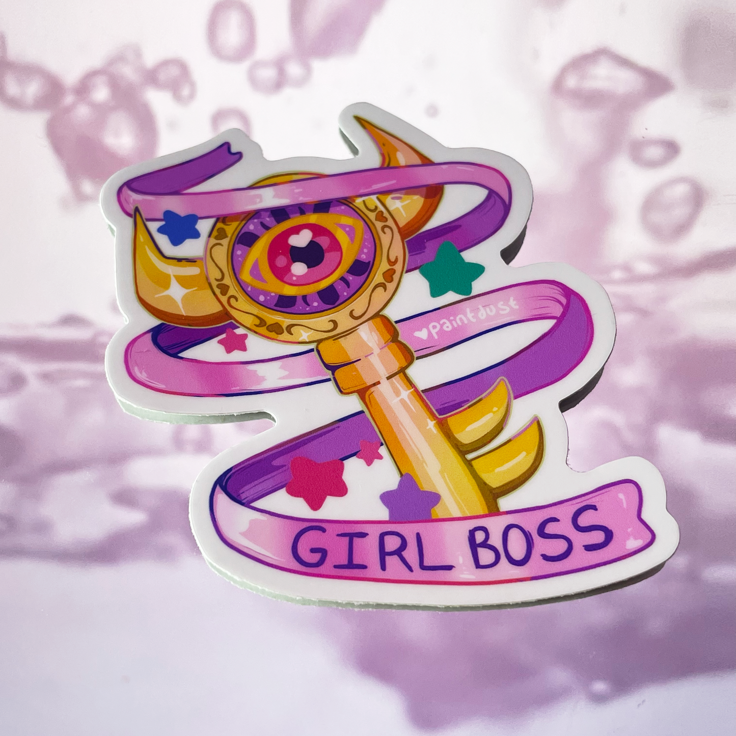 Girlboss Key Sticker