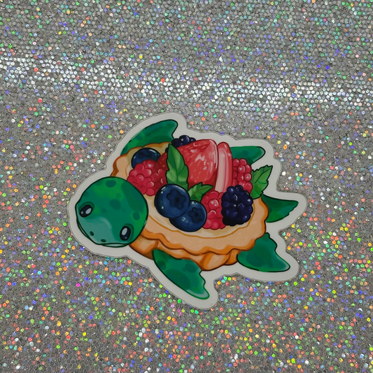 Turtle Tart Sticker