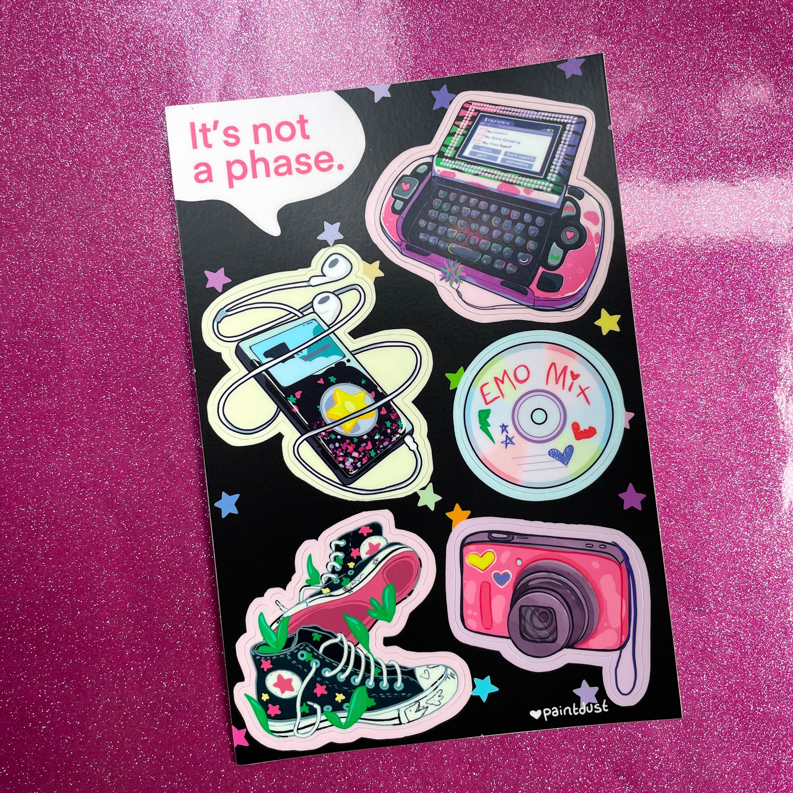Scene Kid Sticker Sheet – Paintdust