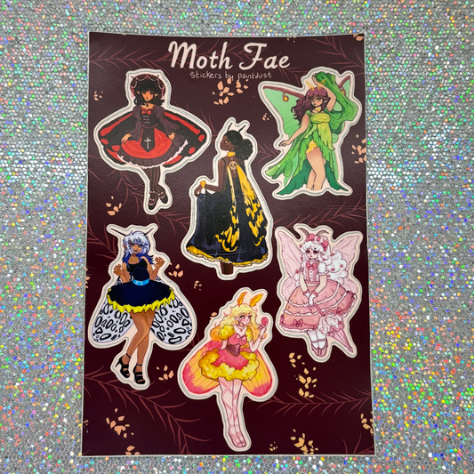 Moth Fae Sticker Sheet