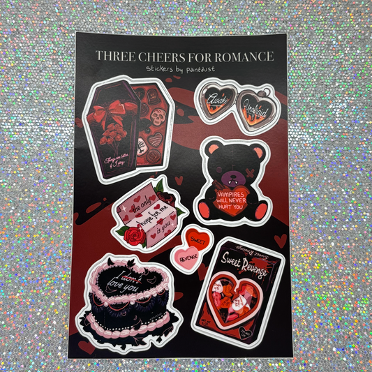 Three Cheers Sticker Sheet