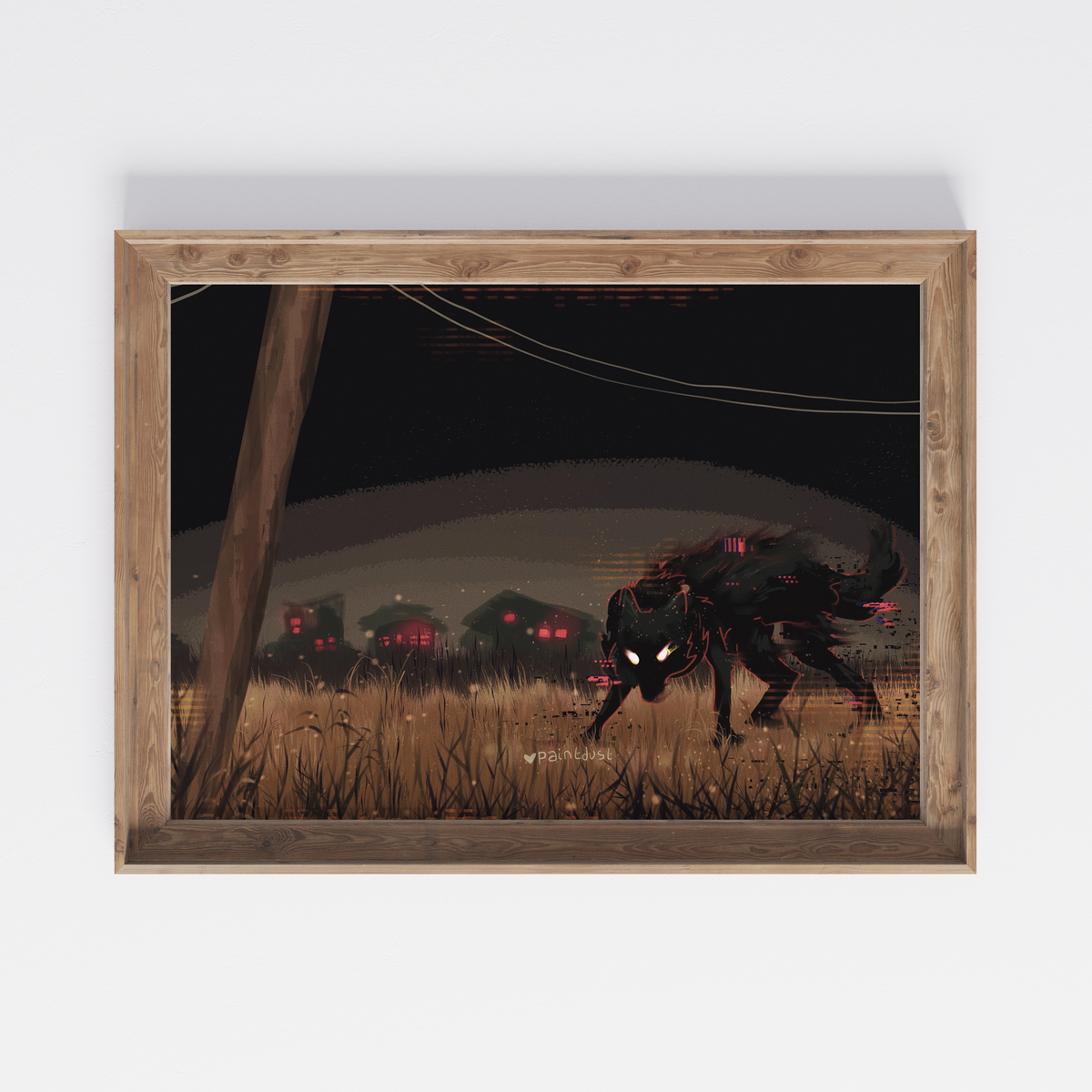 Stalking Wolf 5x7 Art Print