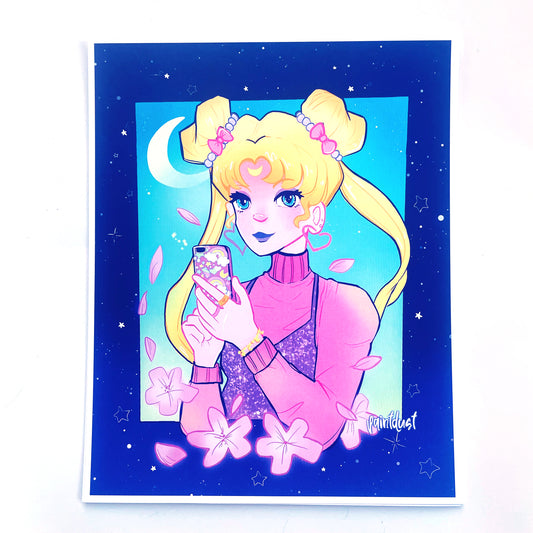 90s Magical Girl 8x10 Art Print
