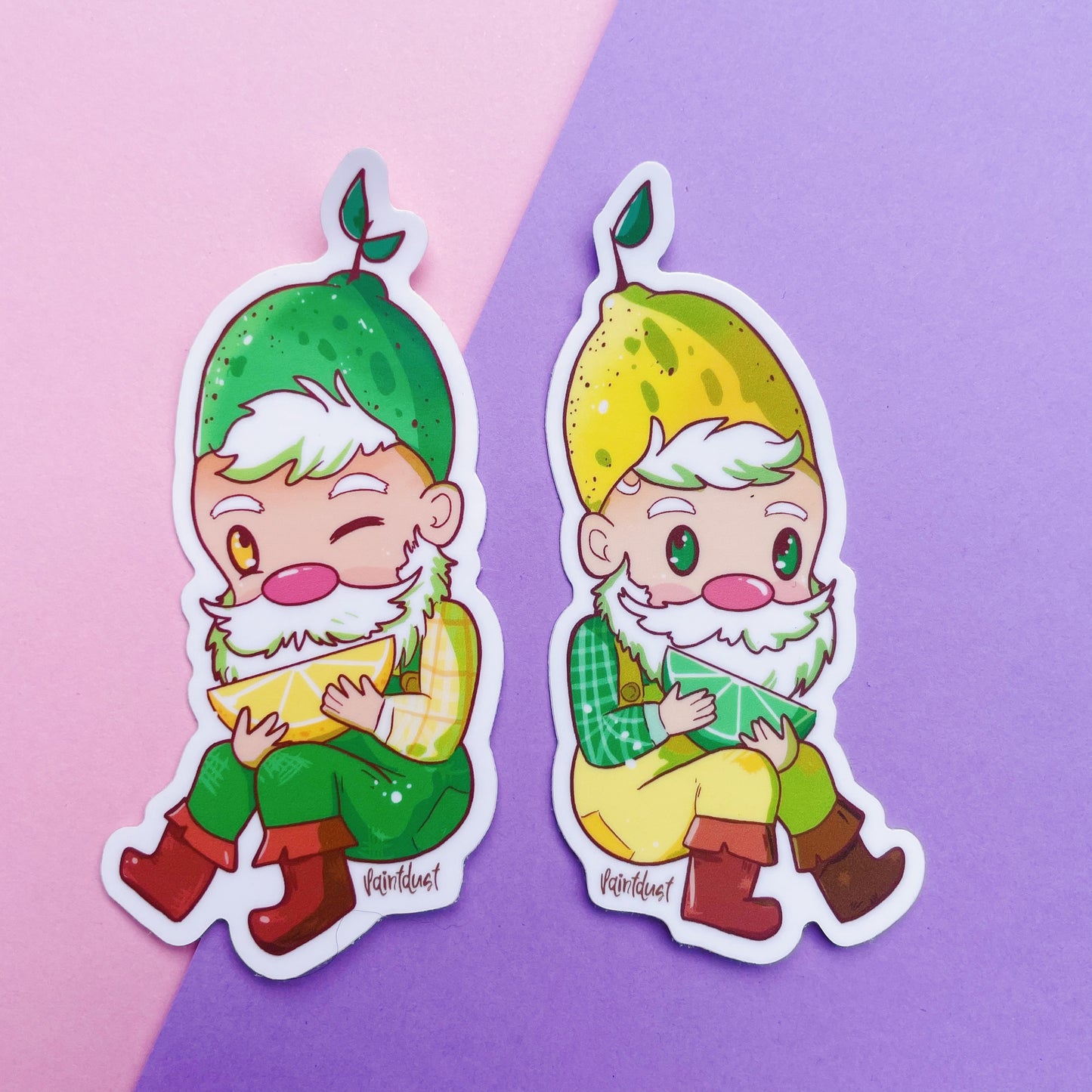 Lemon & Lime Gnome - BFF Sticker Set
