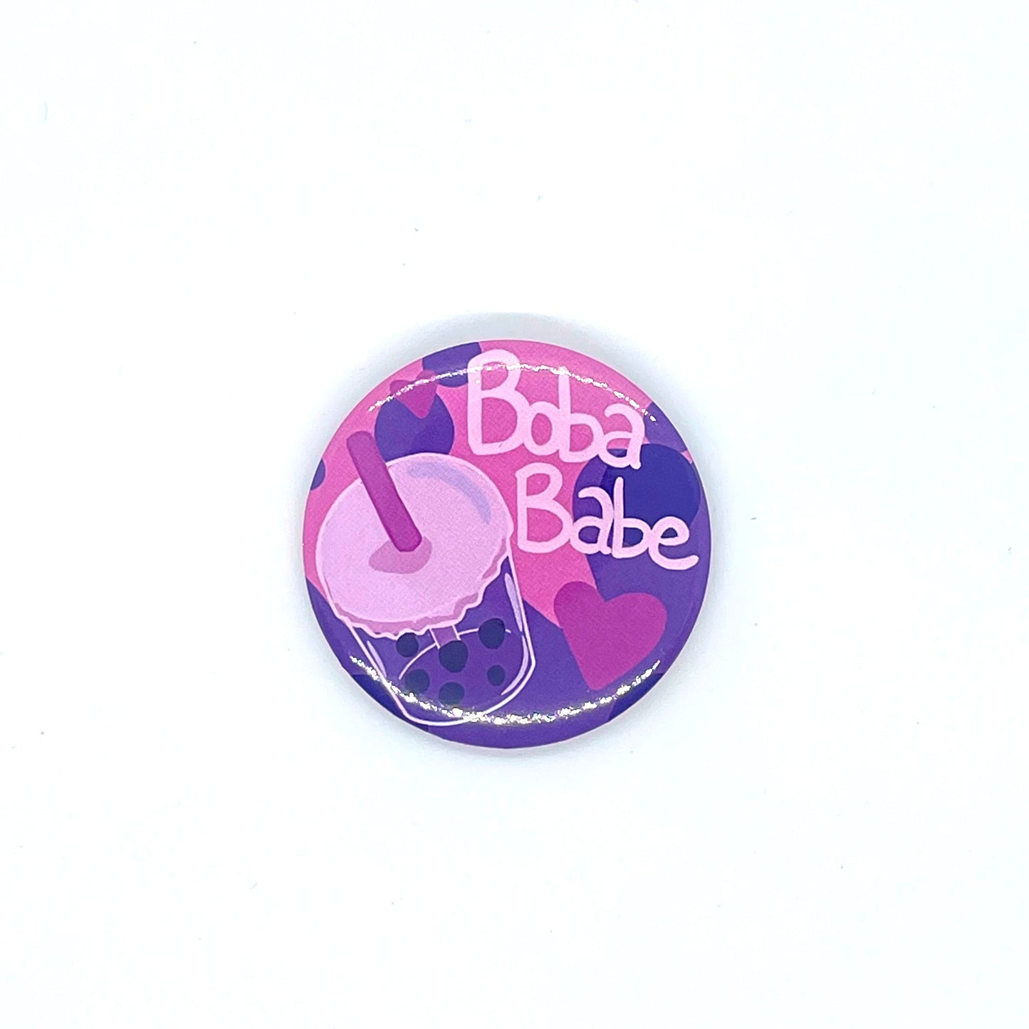 Boba Babe Pinback Button