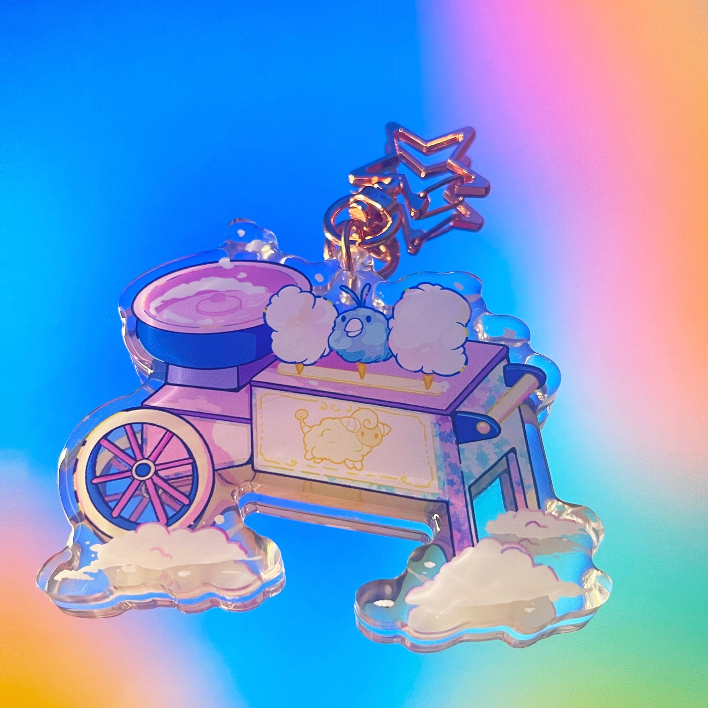 Cotton Candy Stall Charm
