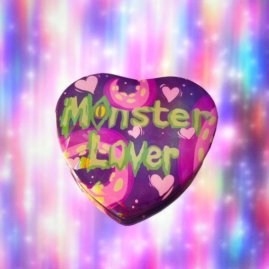 Monster Lover Heart Button