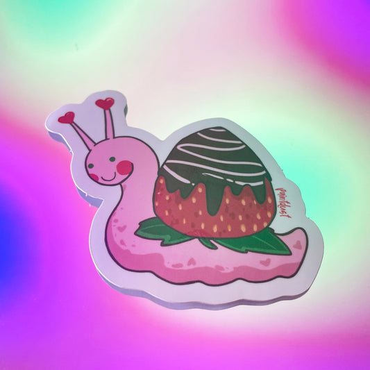 Choco Strawberry Snail Sticker